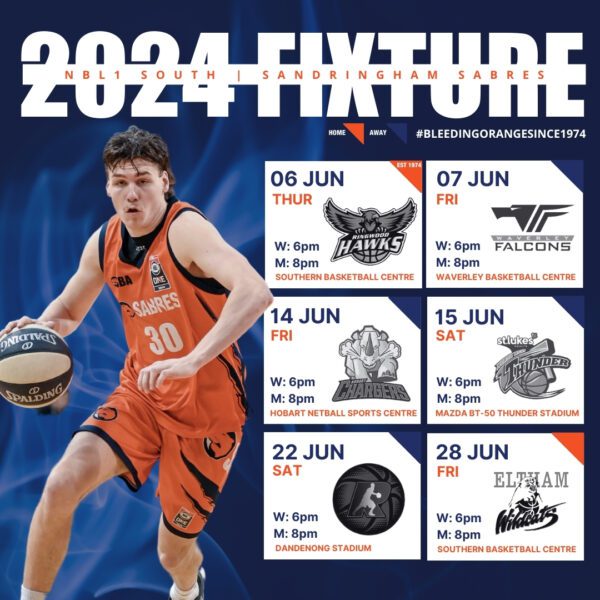 2024 NBL1 FIXTURE Southern Basketball Association
